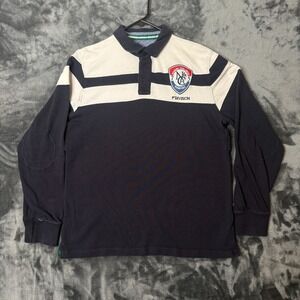 Sfera Mens Rugby Polo Long Sleeve Collard Long Sleeve Size X-Large Collard